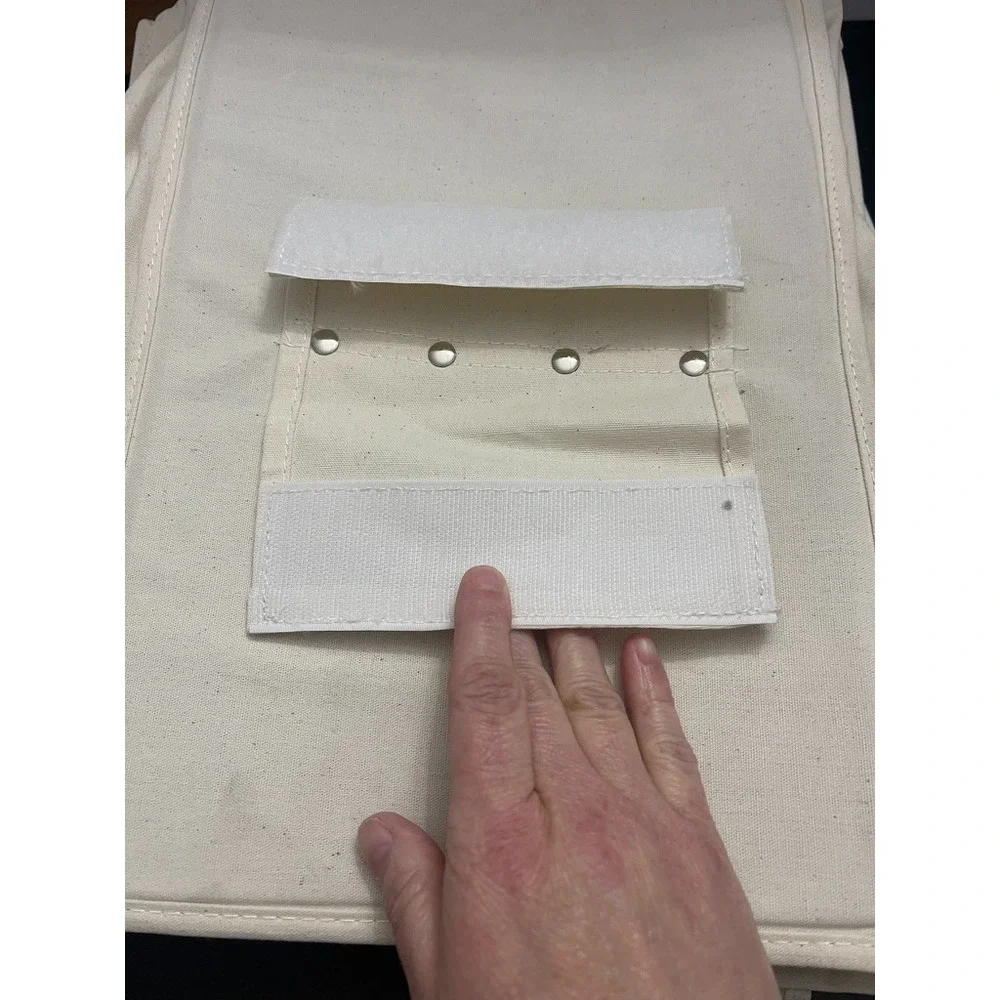 Large Collapsible 6-Shelf‎ Hanging Sweater Organizer Beige